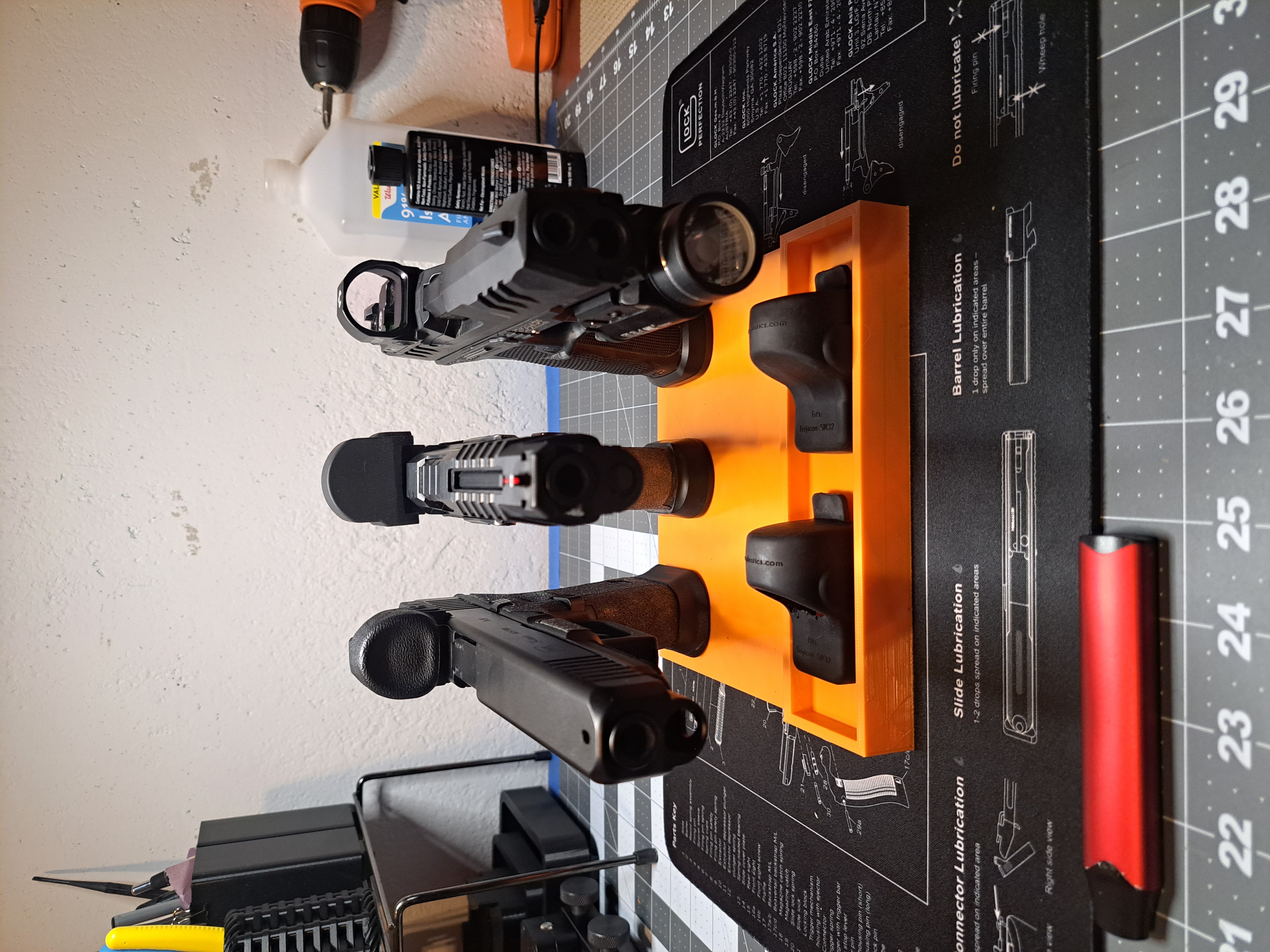 3 Pistol Gun Safe Stand - Full Size