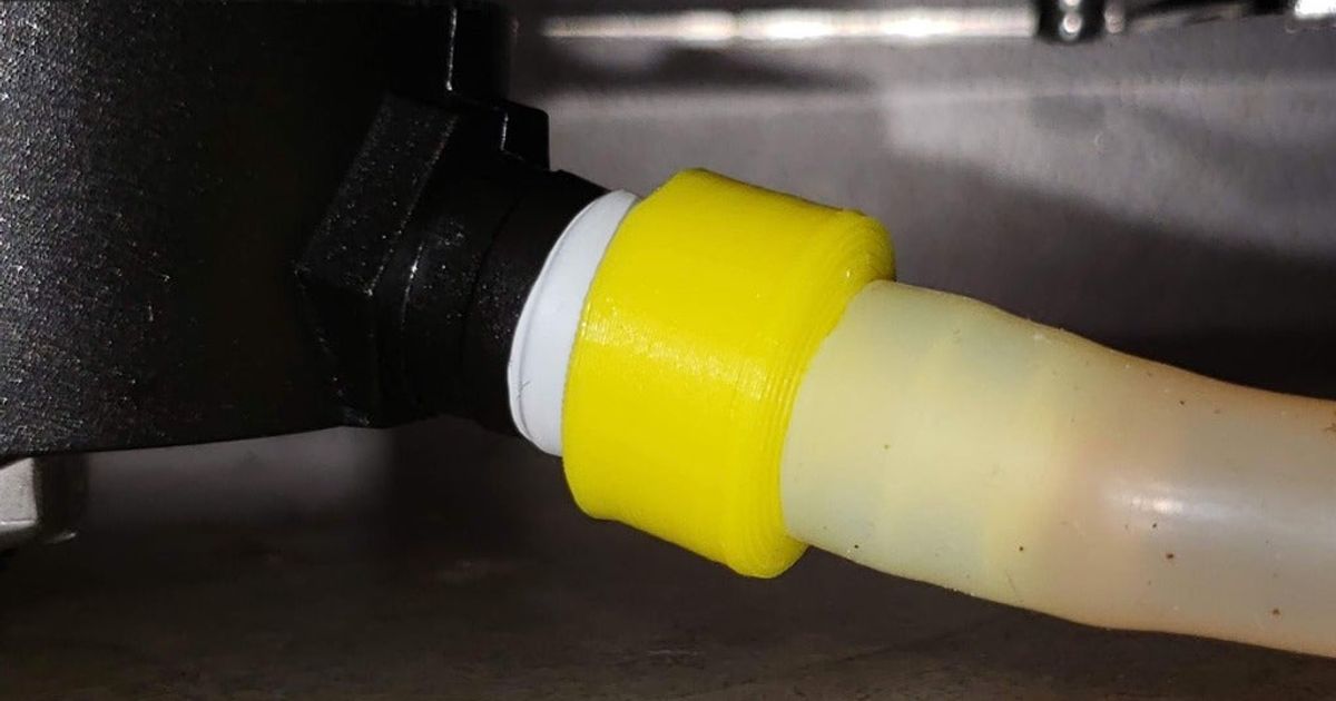 Quick Mill new drip tray drain plug adapter for old drain hose by