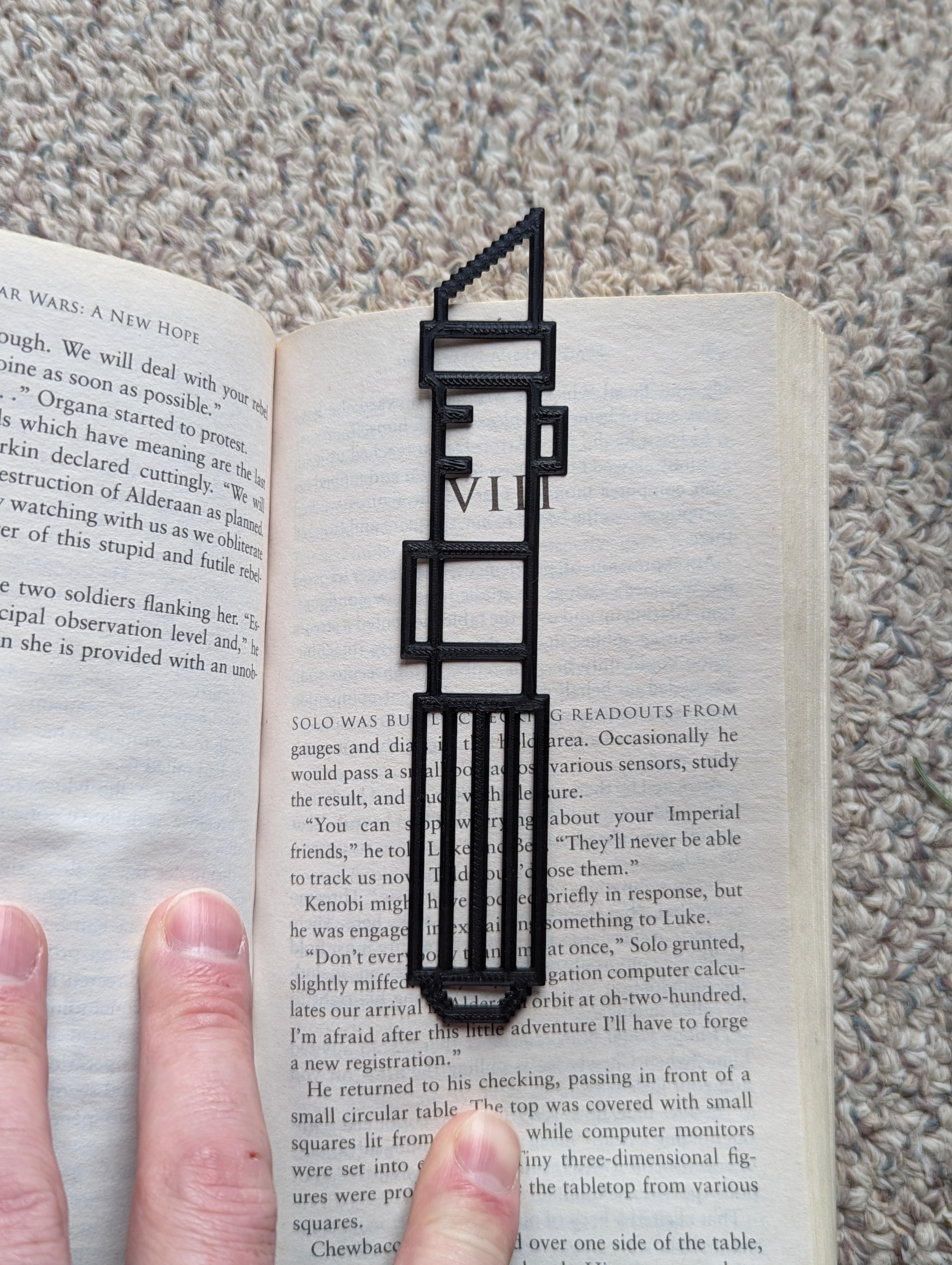 Vader's Lightsaber Bookmark