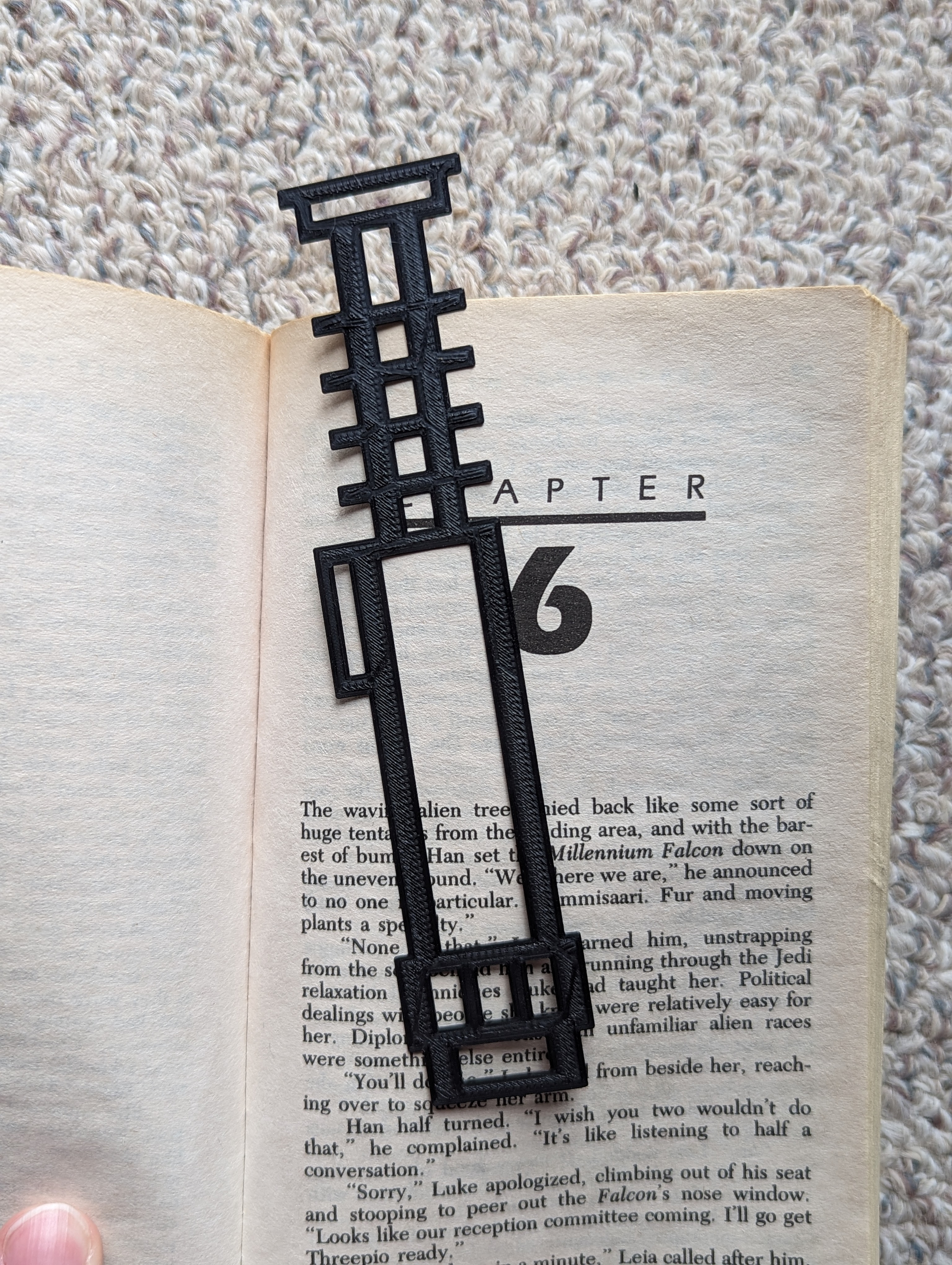 Luke's Lightsaber Bookmark