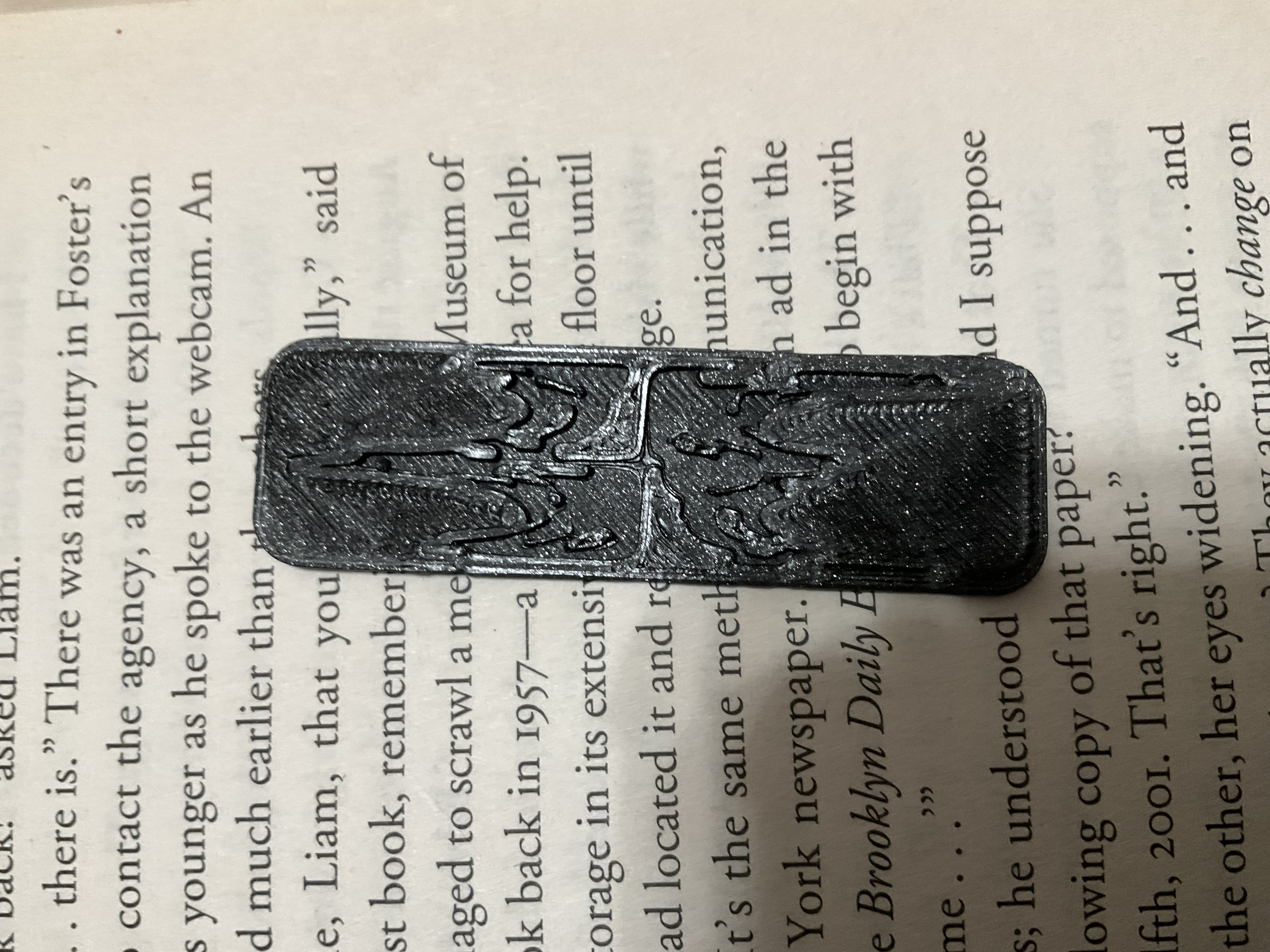 The Cross Section Book Mark