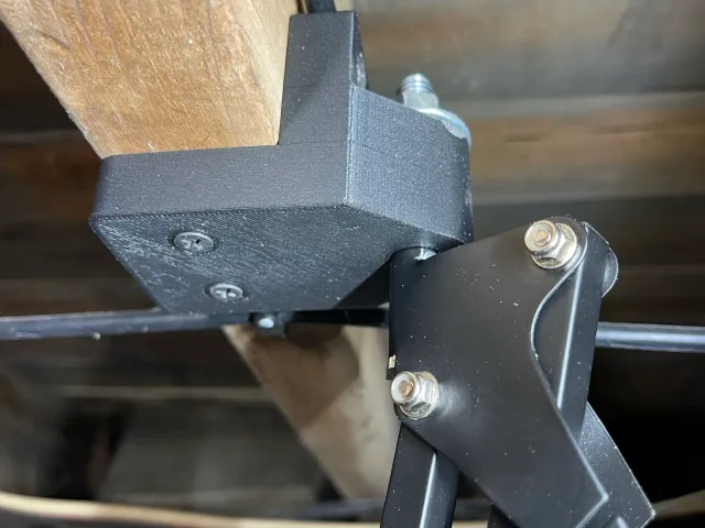 Rafter mount for microphone boom