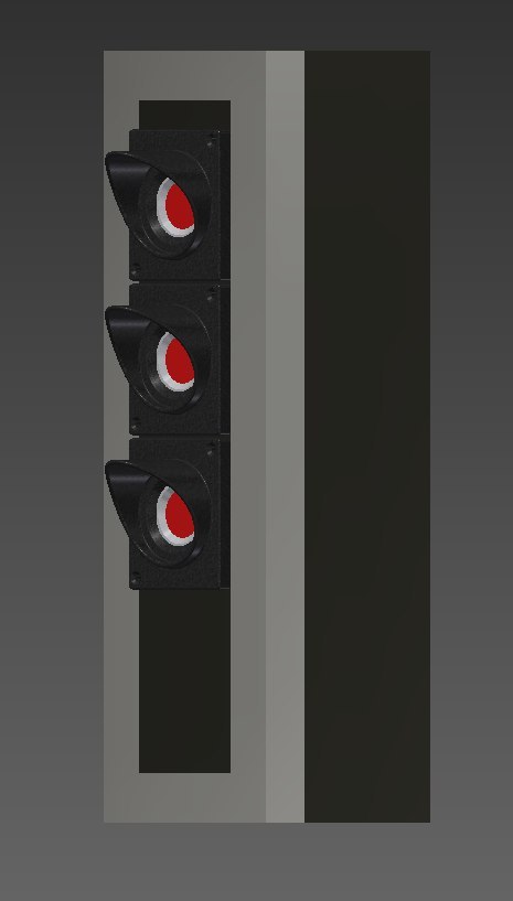 Miniatura 10 do modelo 3D Traffic Light VU Meter
