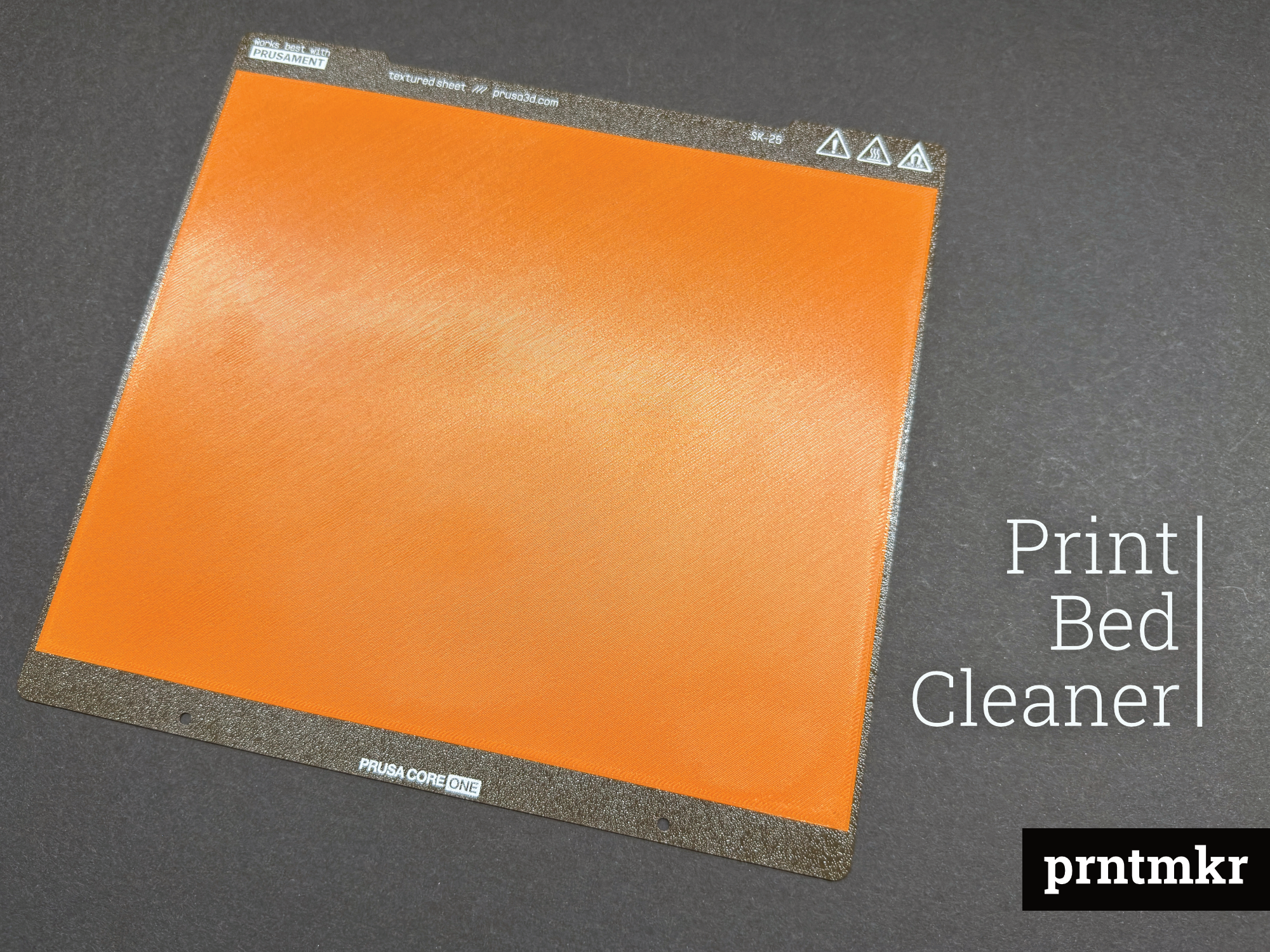 Prusa MK4s Print Bed Cleaner  - only 15mins!