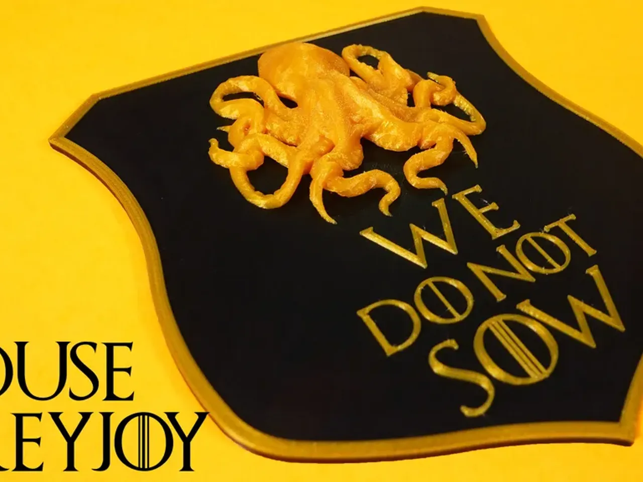 Game of Thrones House Greyjoy Shield Remix by Blitz City DIY | Download  free STL model | Printables.com