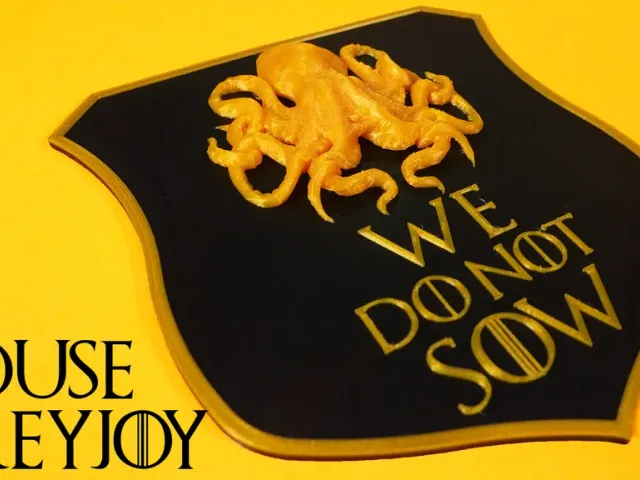 Game of Thrones House Greyjoy Shield Remix