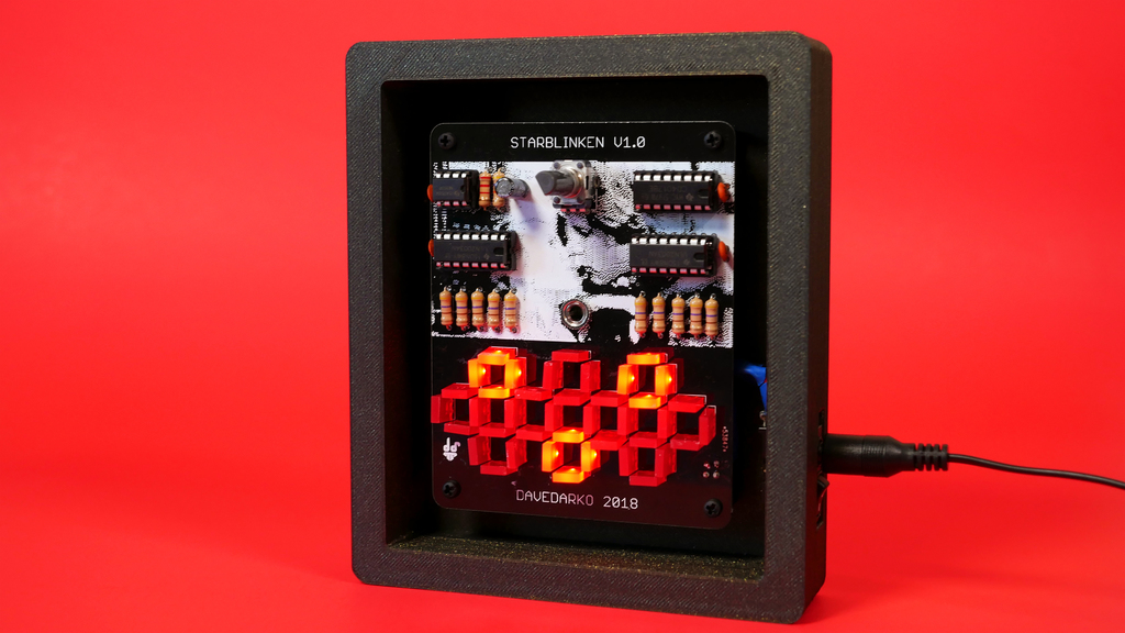 Shadow Box for the Starblinken PCB Kit