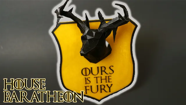 House Baratheon Sigil Shield