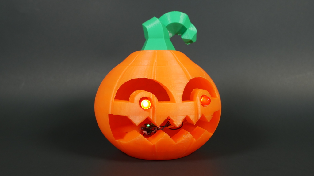 Jack: The 3D Printed, Blinking Jack-O'-Lantern