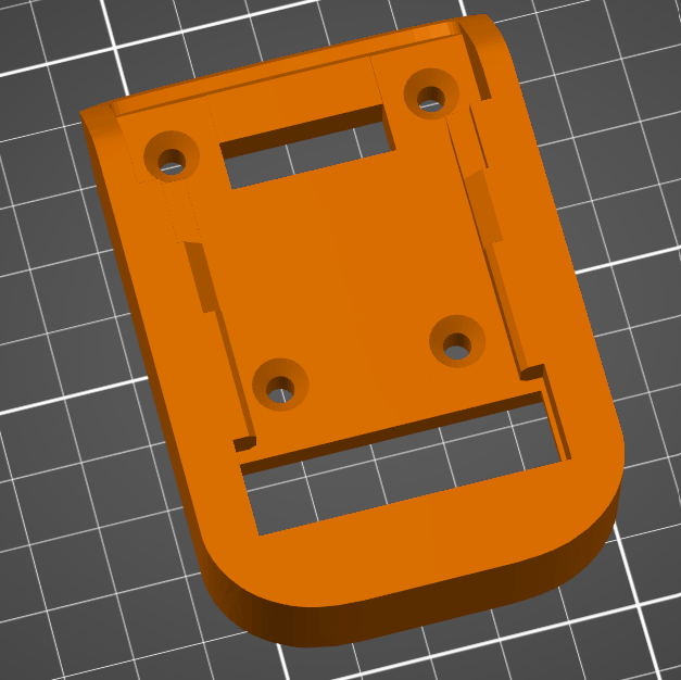 DeWalt 20v battery mount - No Logo