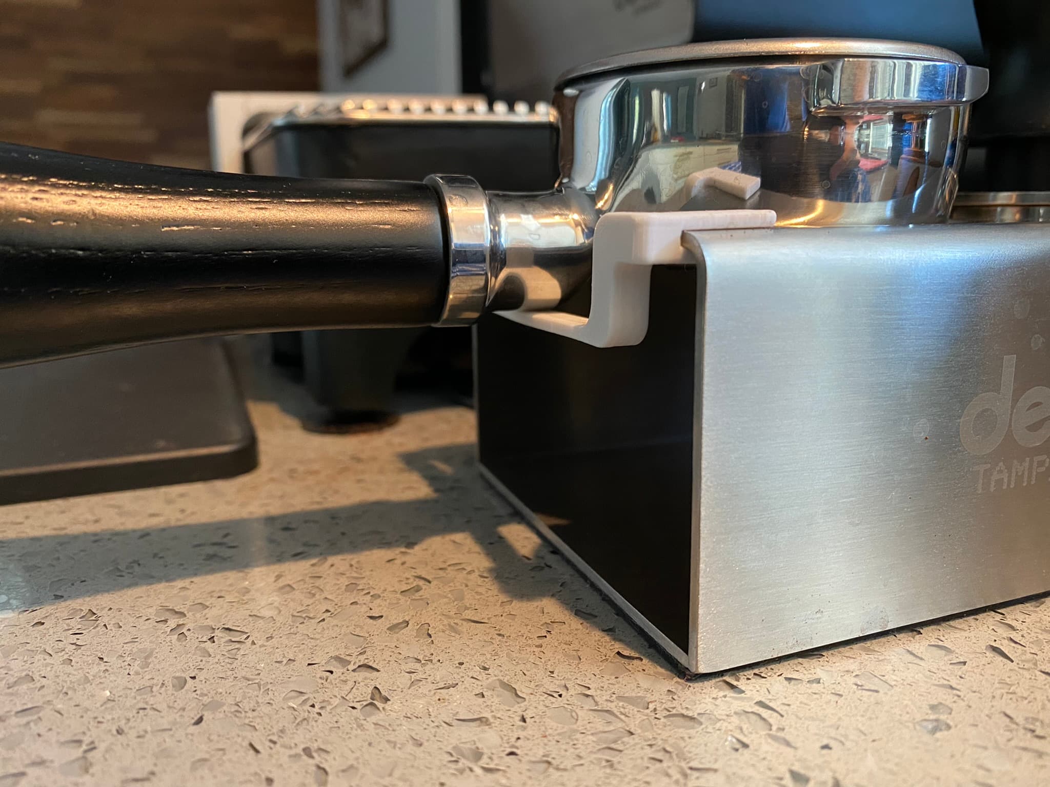 Decent Espresso Tamping Cradle Bracket by Branden Download free STL model