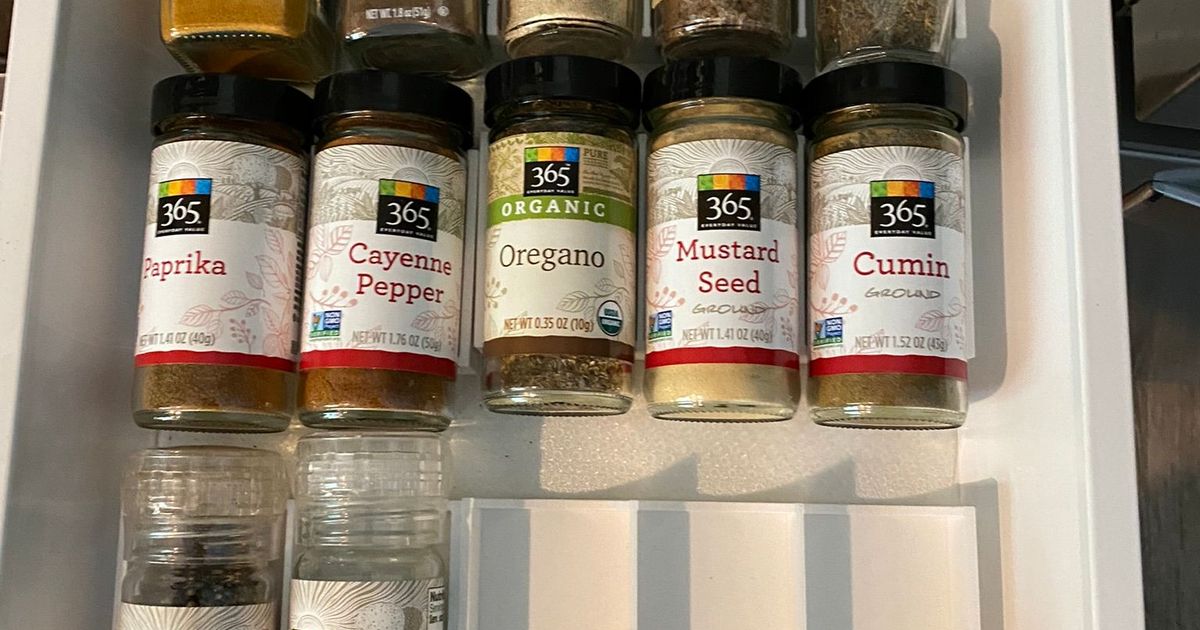 Flat Spice Rack for drawer by Branden Download free STL model