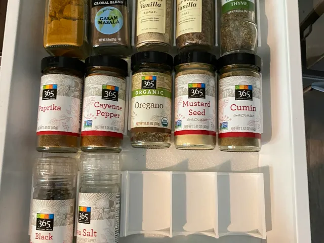 Flat Spice Rack for drawer