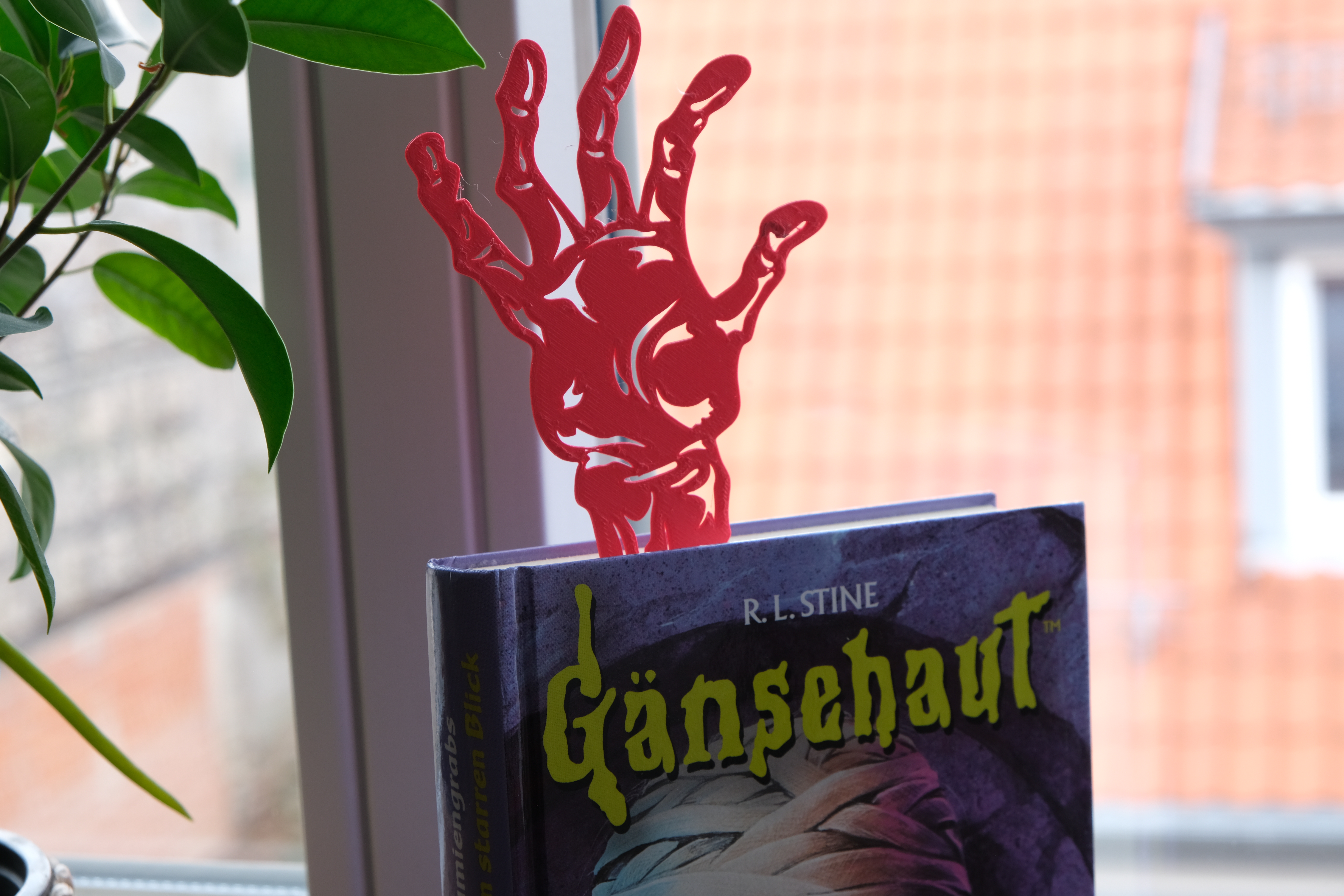 Zombie Hand Book Mark