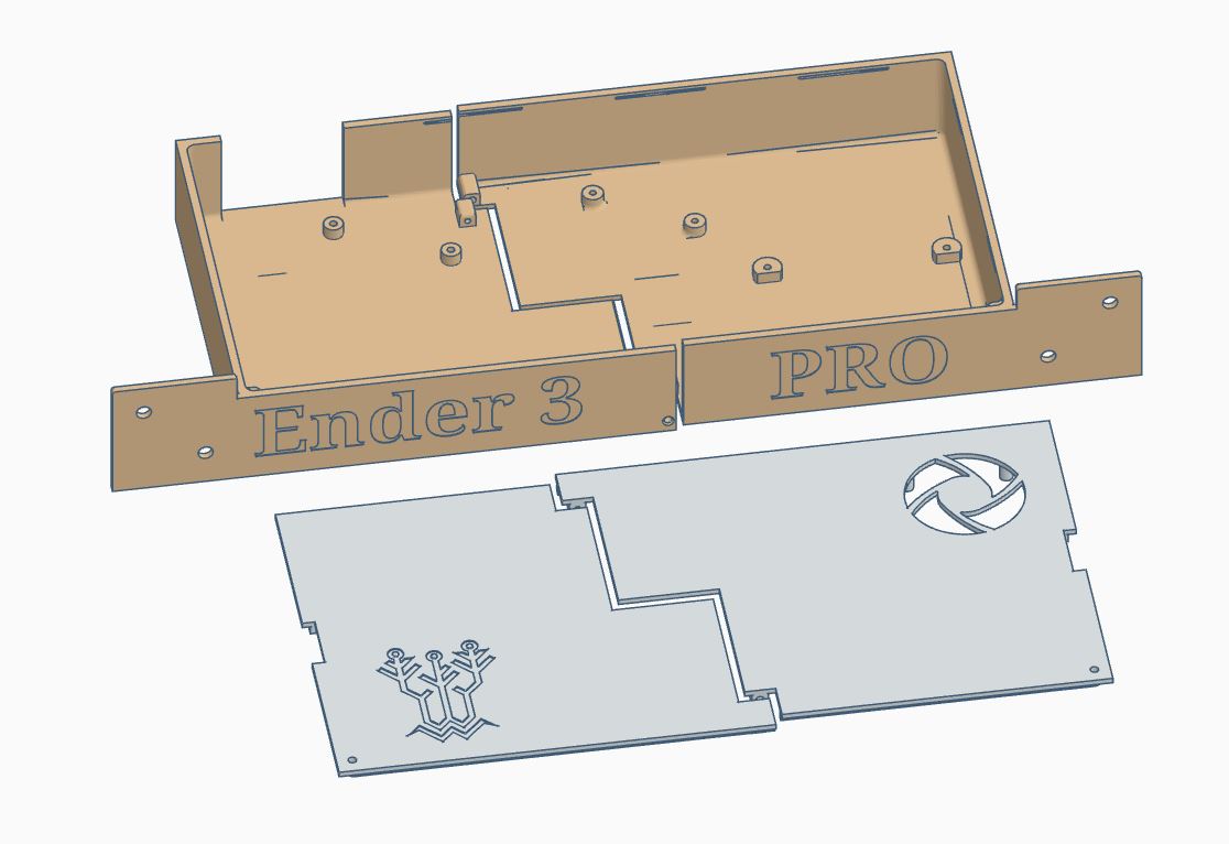 Creality Ender 3 Pro Electronics Enclosure (Front) by Sabitech ...