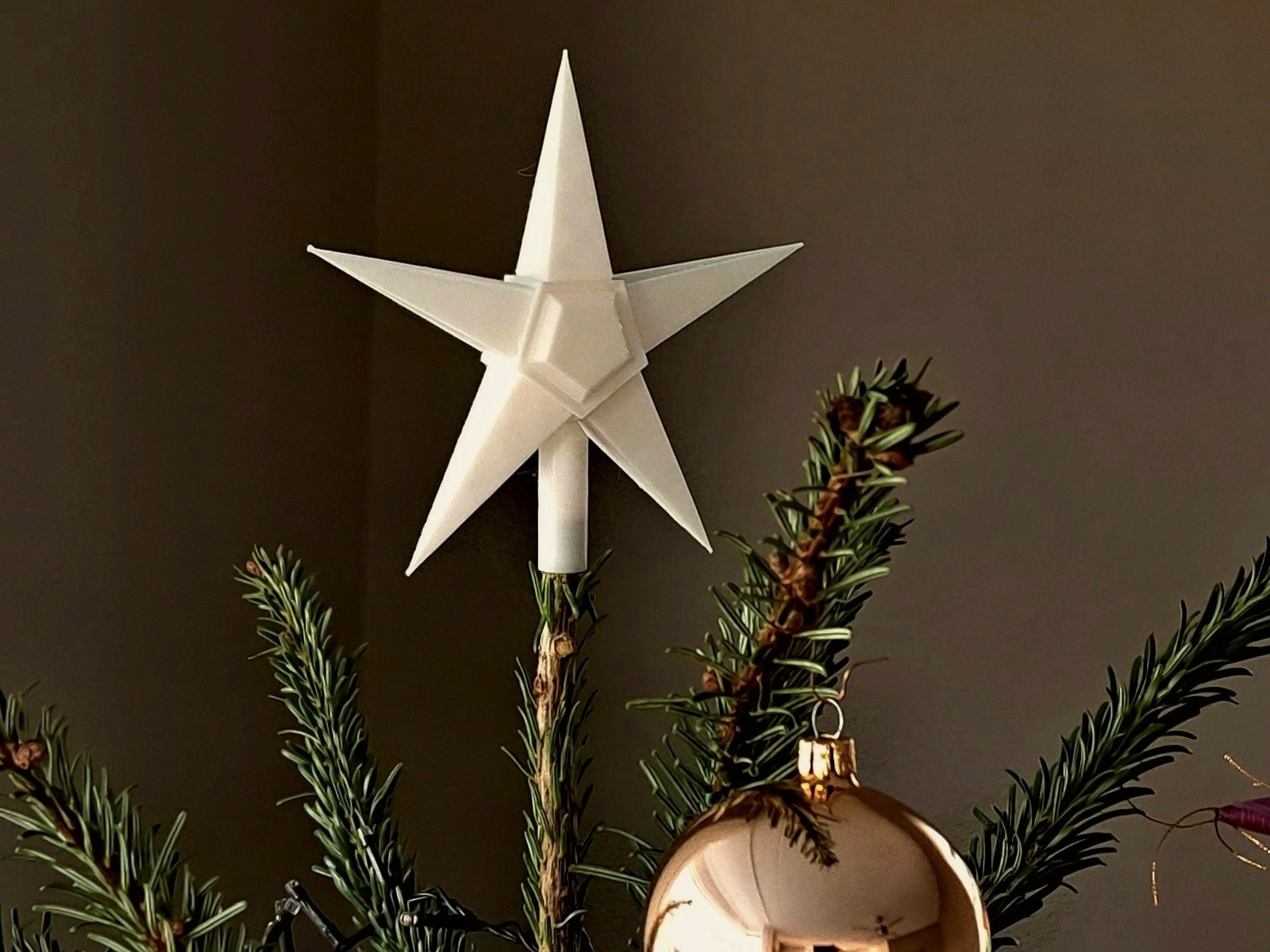 Christmas Tree Star Topper Printable