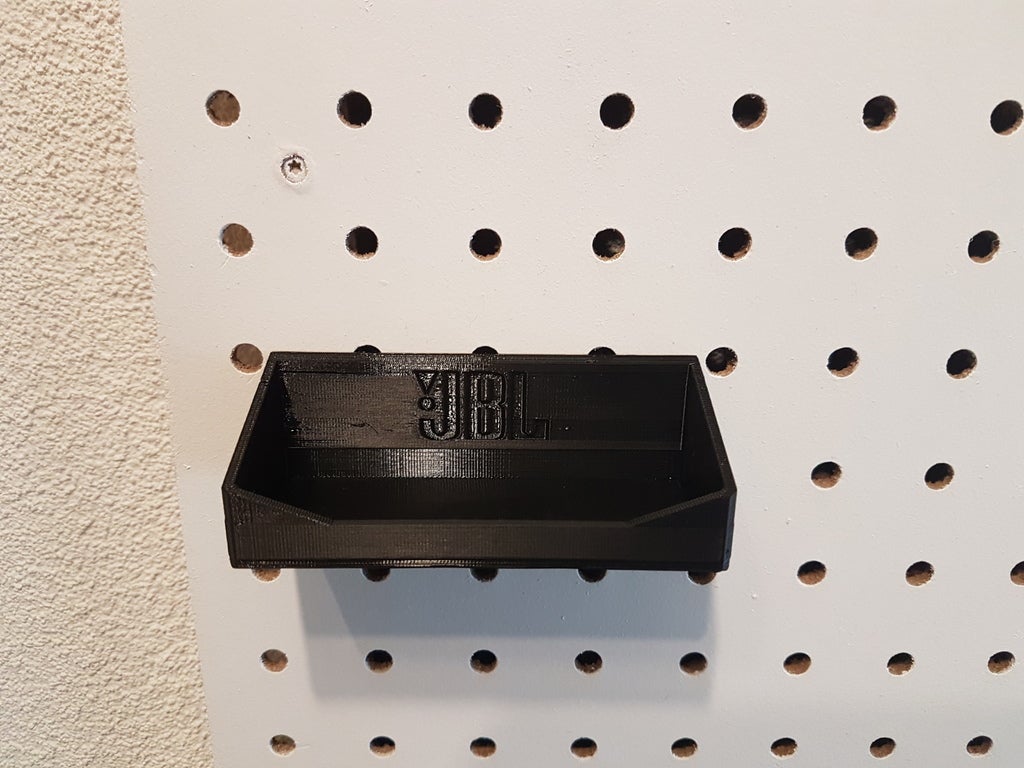 JBL Go2 Pegboard Mount by RoboMagus Download free STL model
