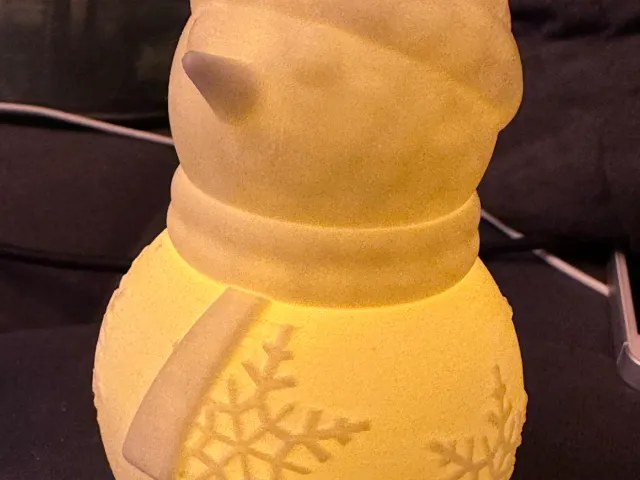 Snowman Remix to hold LED Tealight
