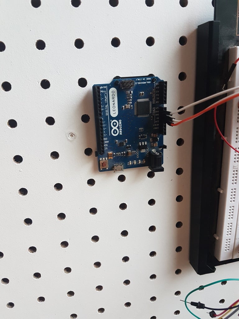 Arduino Pegboard Mount