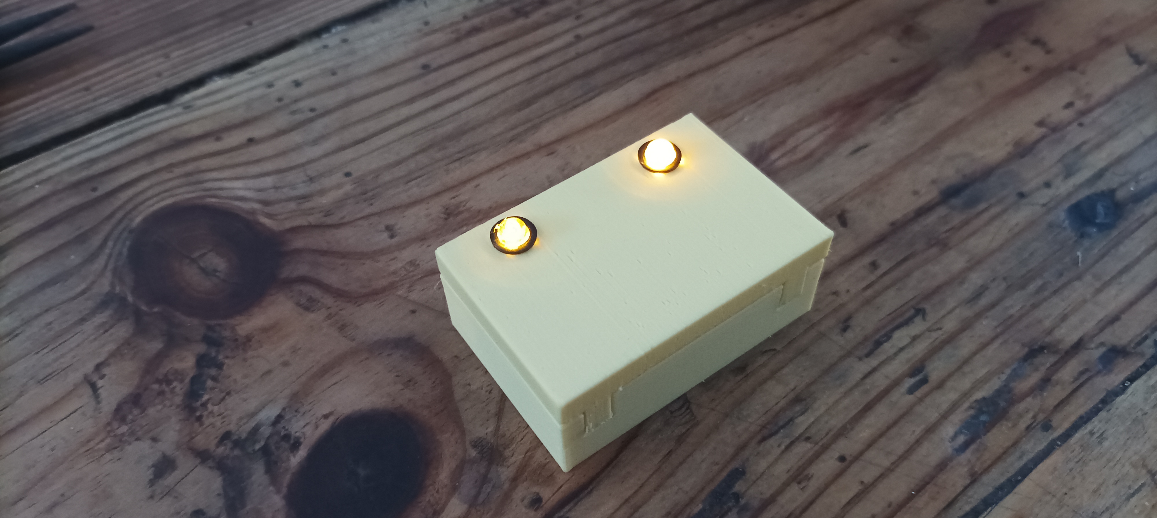 Boitier leds pour photophore (piles AAA)