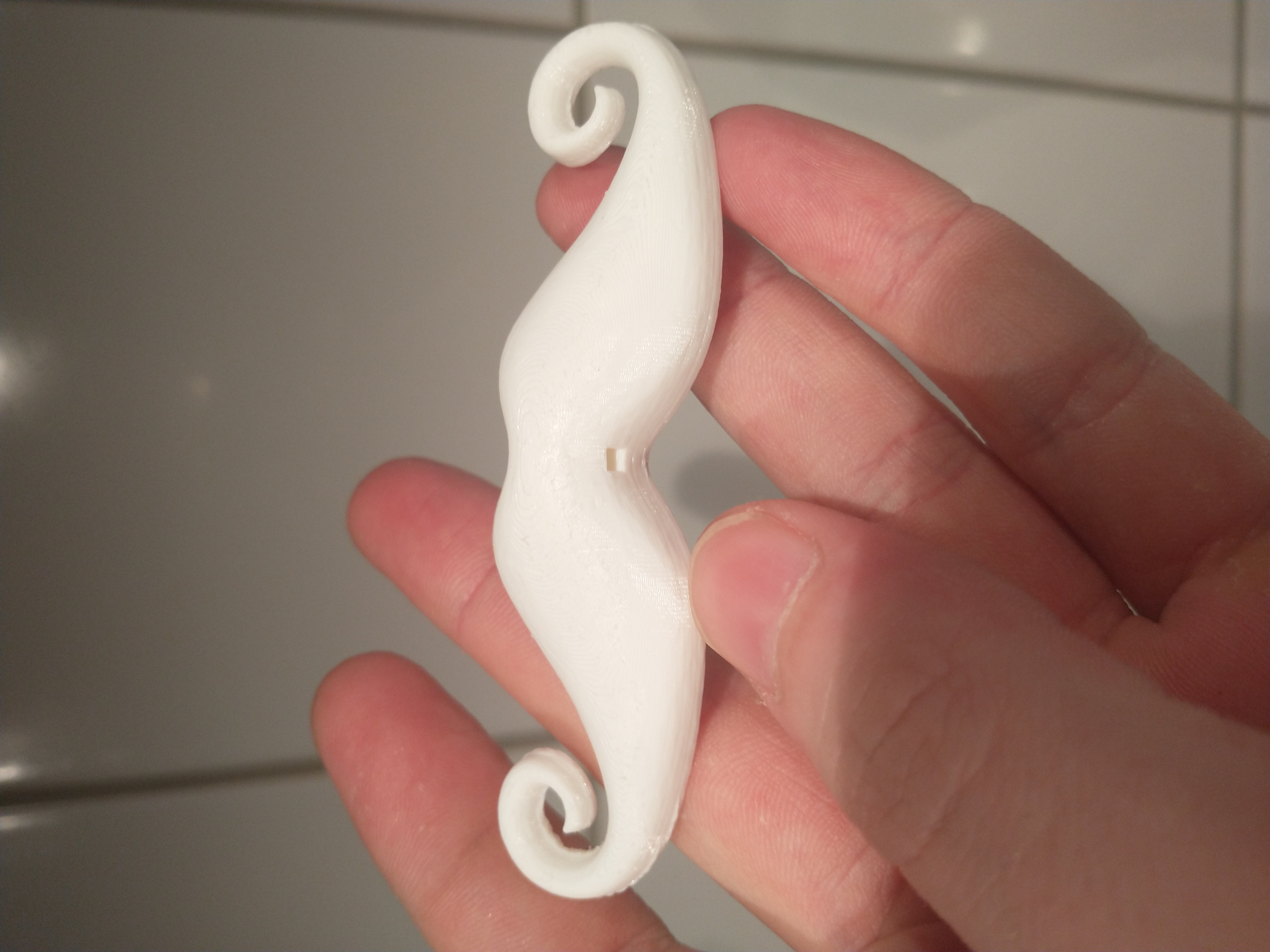Mustache ornament