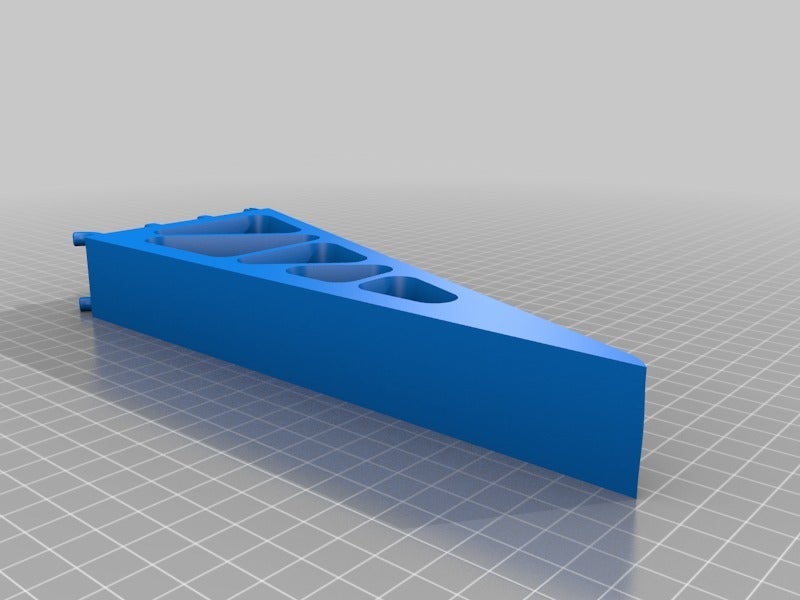 Miniatura 5 do modelo 3D Pegboard Shelf Mount