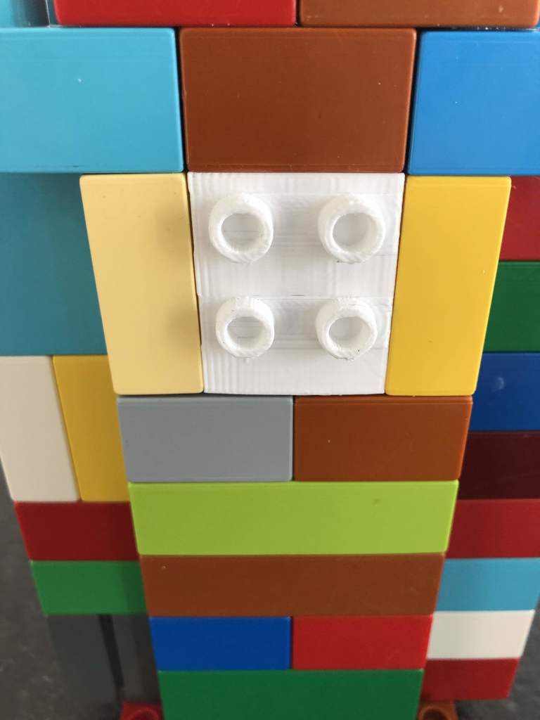 Duplo vertical to horizontal adapter 2x2x4