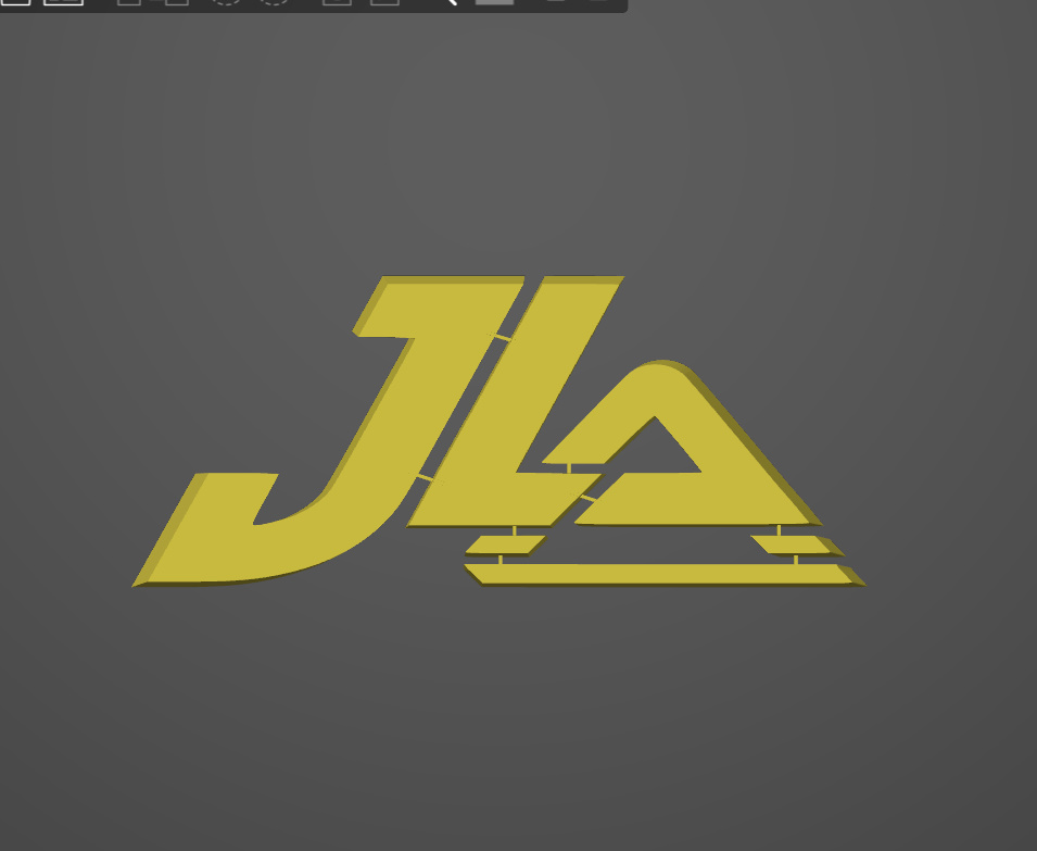 JLA LOGO by JohnLeeArt | Download free STL model | Printables.com