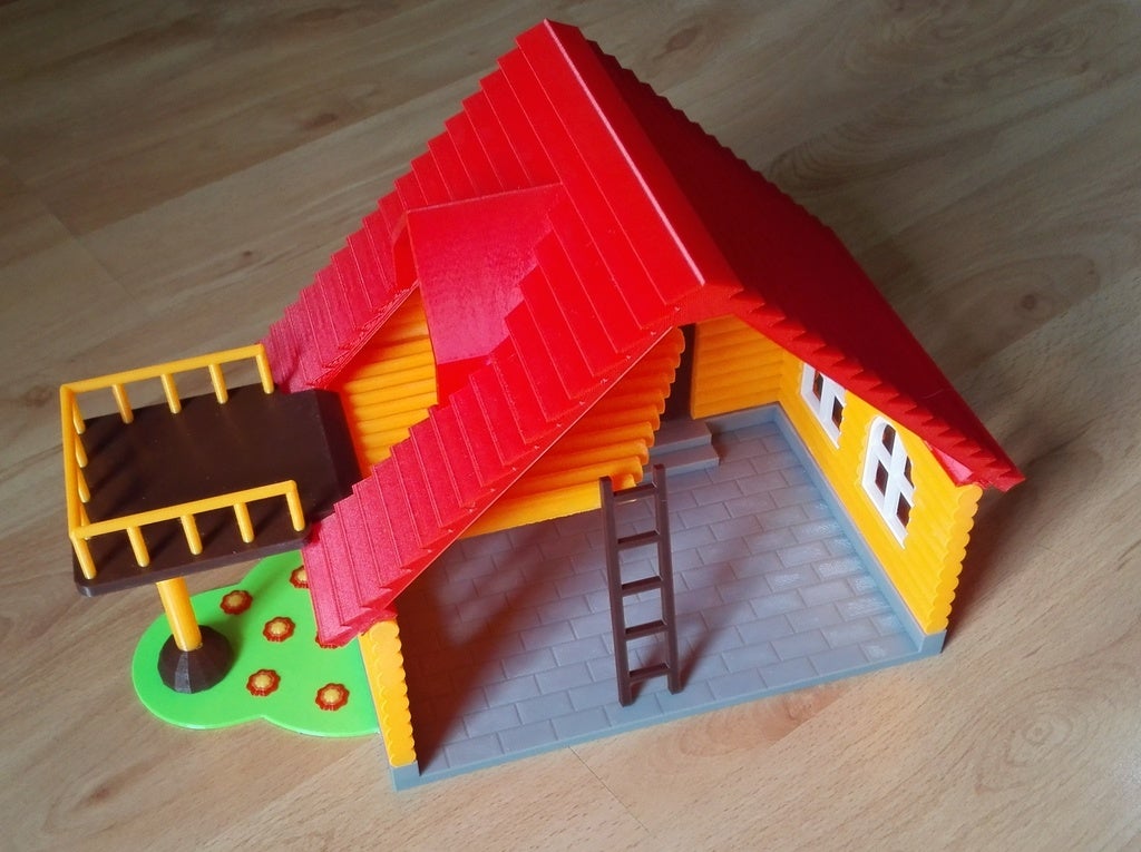Miniatura 10 do modelo 3D Log cabin