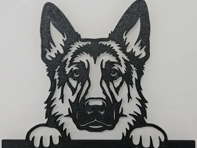 German Shepherd Wallart