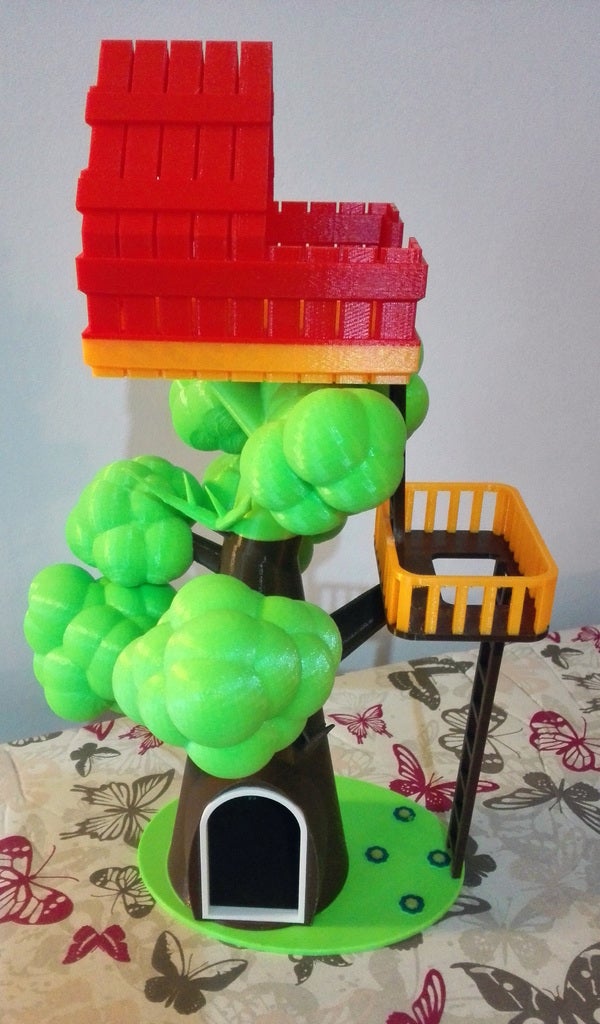 Miniatura 6 do modelo 3D Tree house