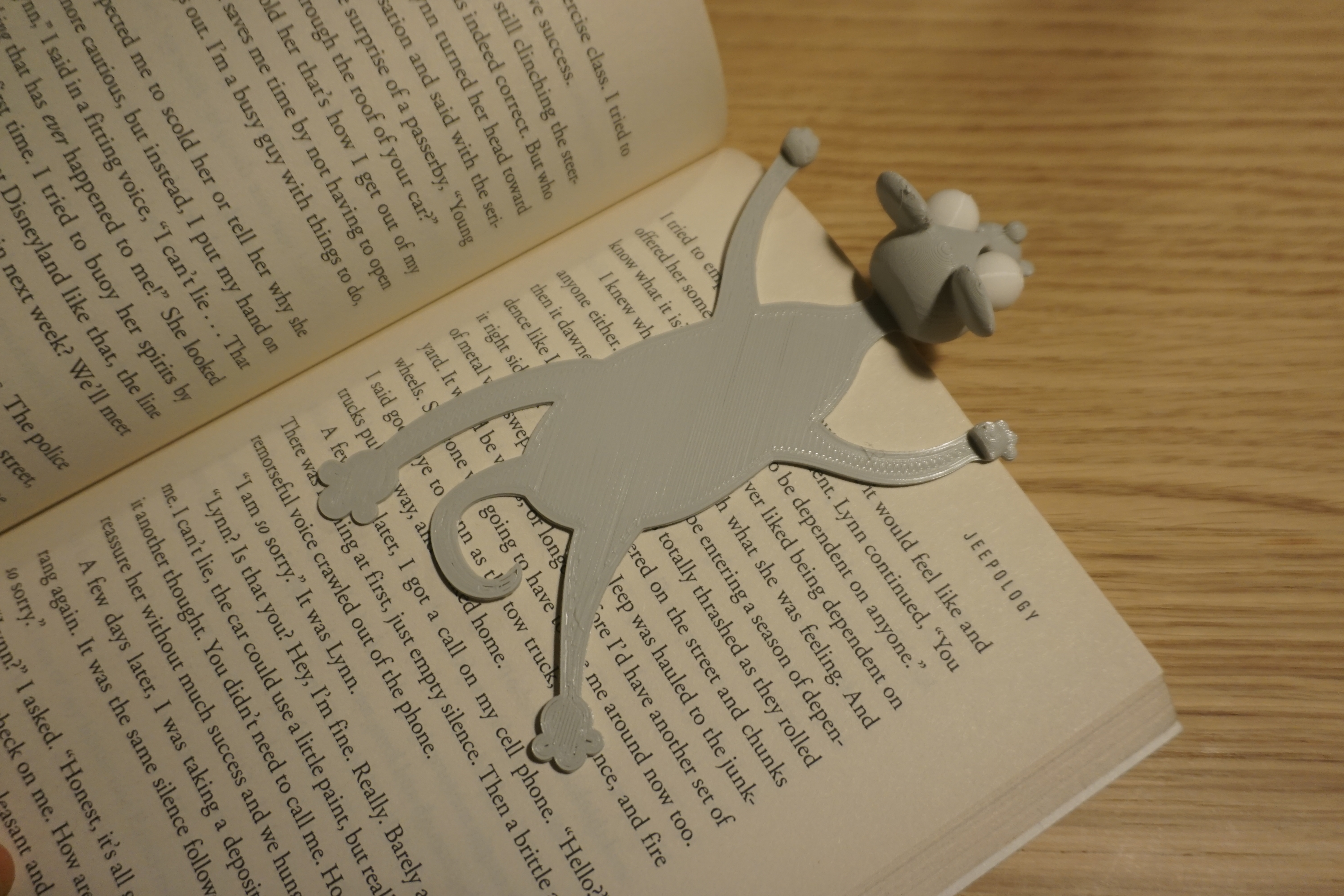 Miniatura 2 do modelo 3D Flat mouse bookmark