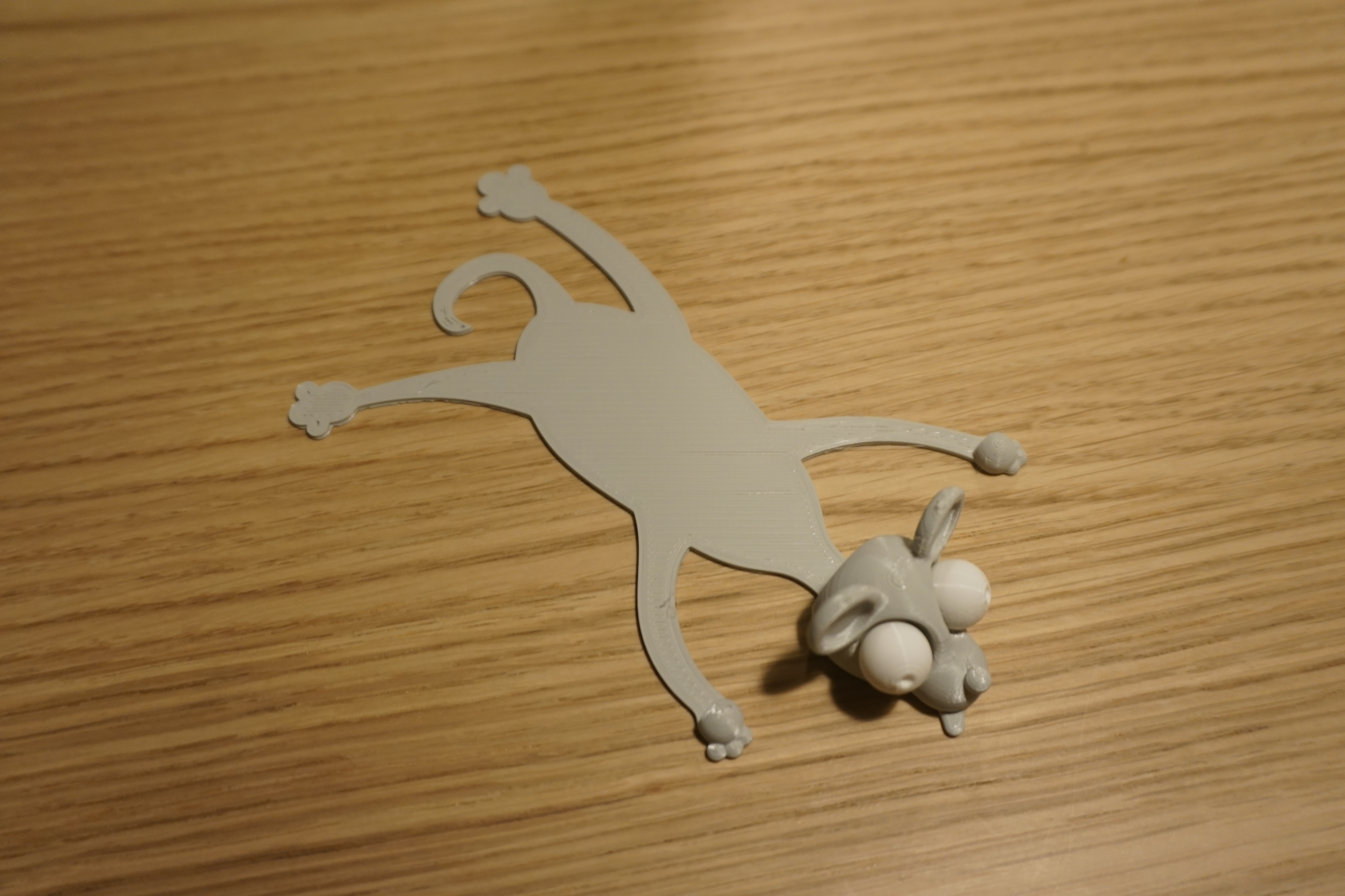 Miniatura 3 do modelo 3D Flat mouse bookmark