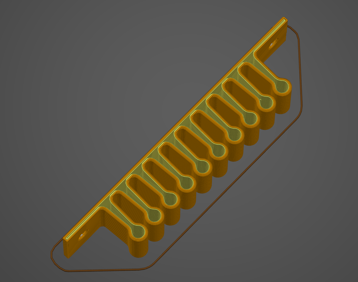 Screw on wirefingers for extrusions