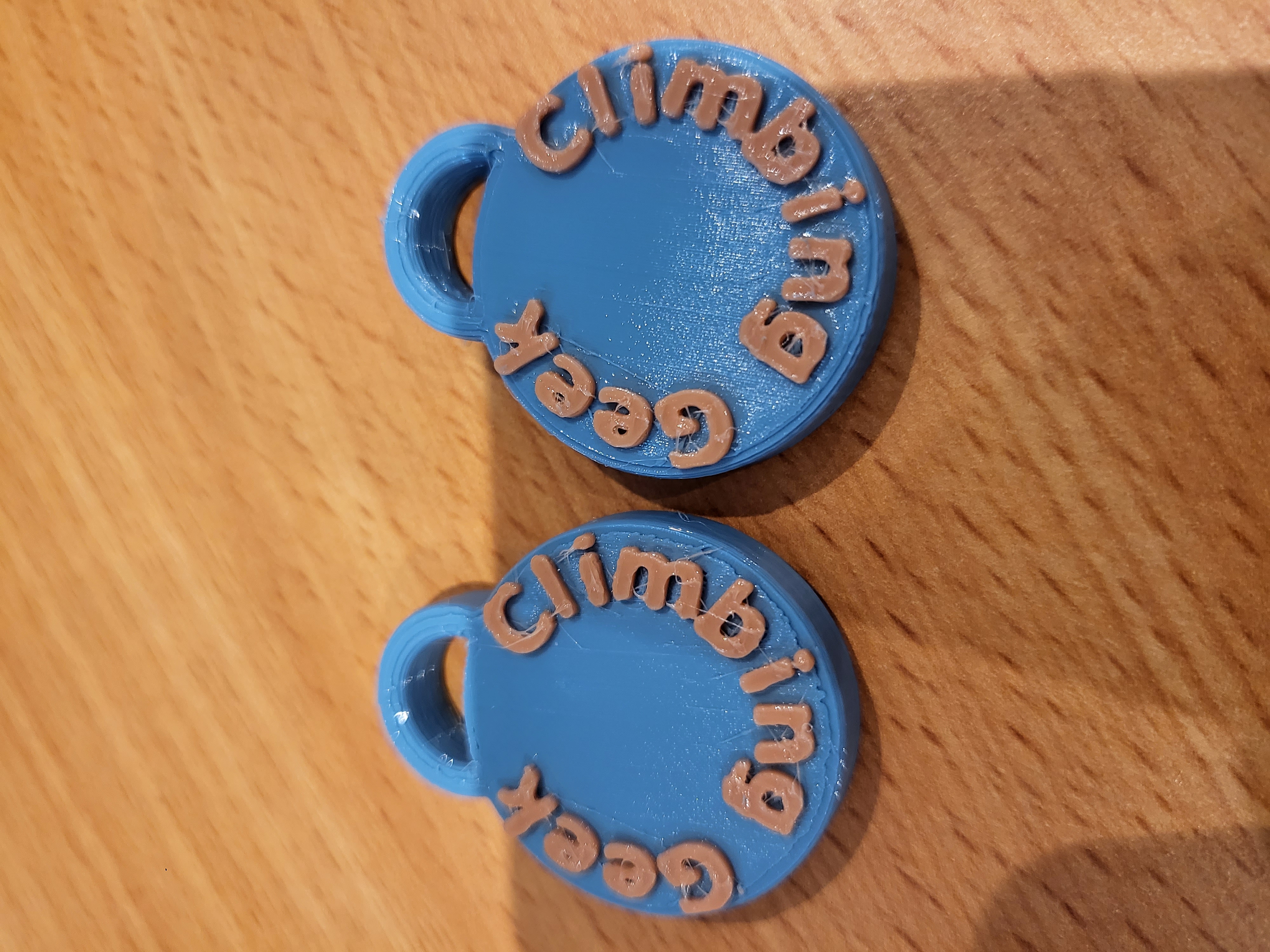 Climbing Geek Key Ring