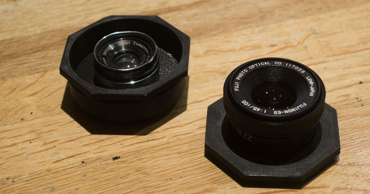 Krokus enlarger lens holder rings/adapters by GerrisLacustris