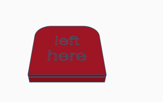 Left Here Bookmark
