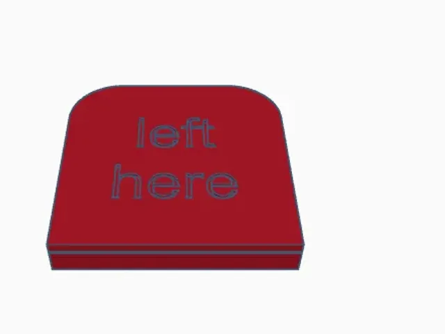 Left Here Bookmark