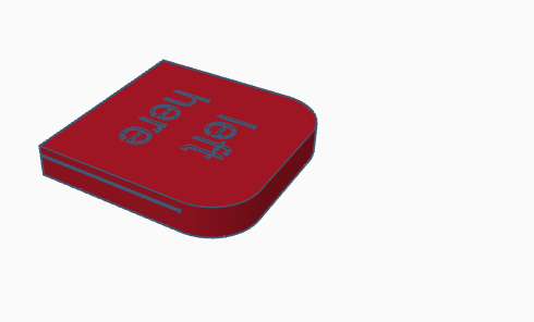 Miniatura 3 do modelo 3D Left Here Bookmark