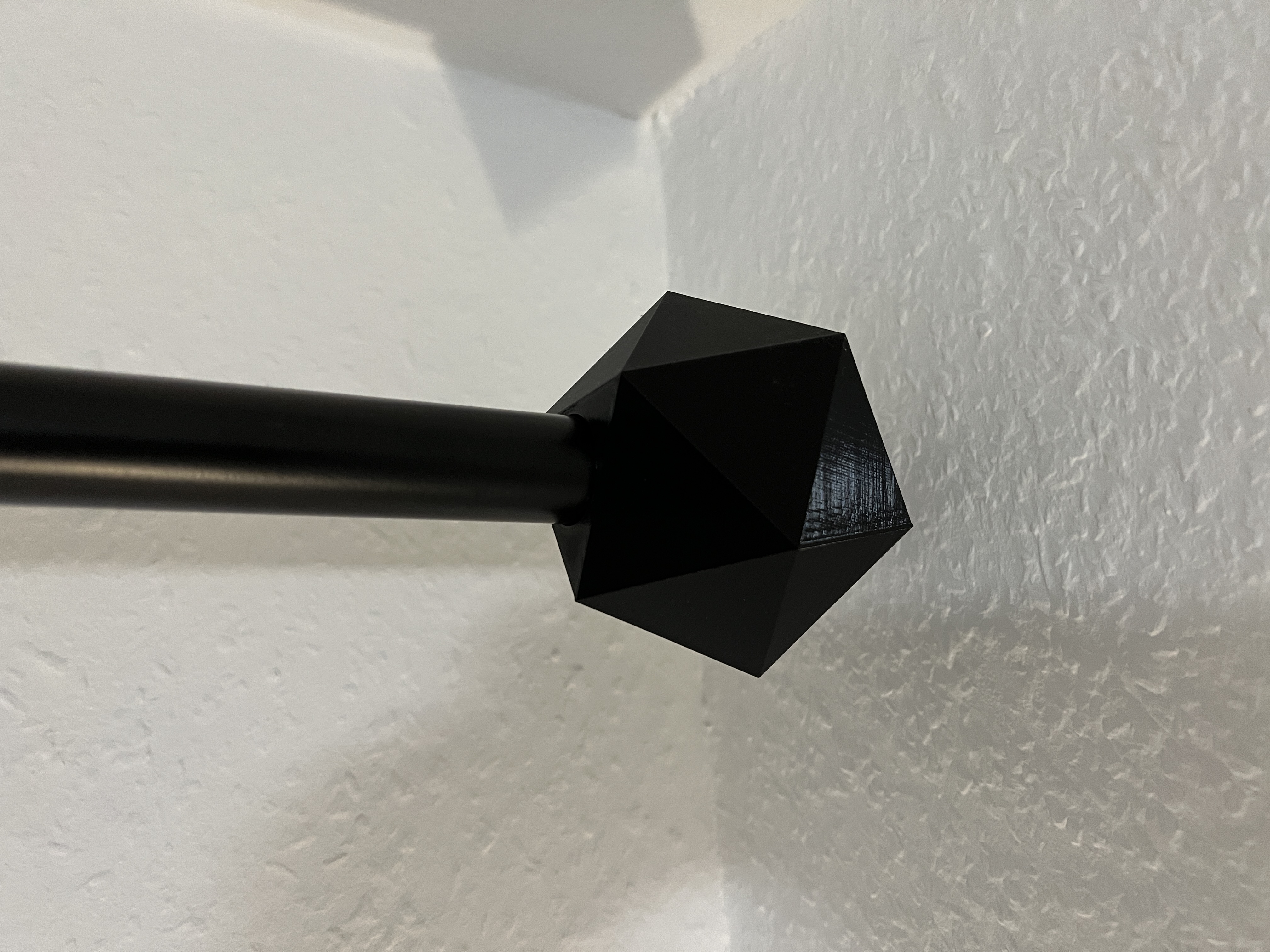 D20 Curtain Finial