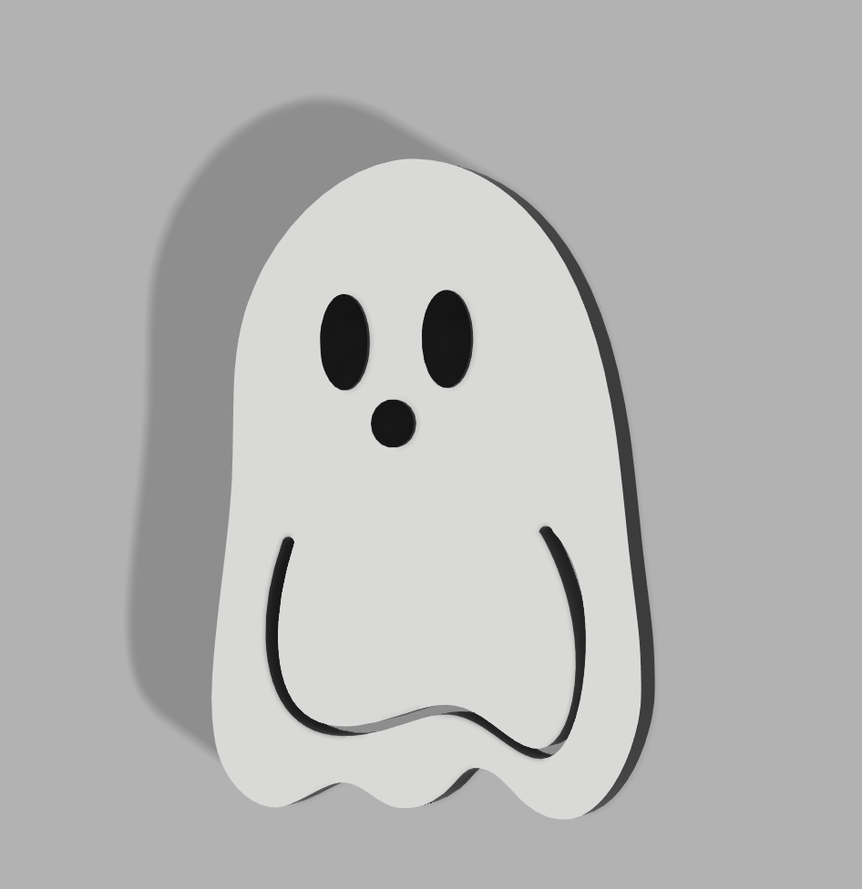 Cute Ghost Bookmark (updated)