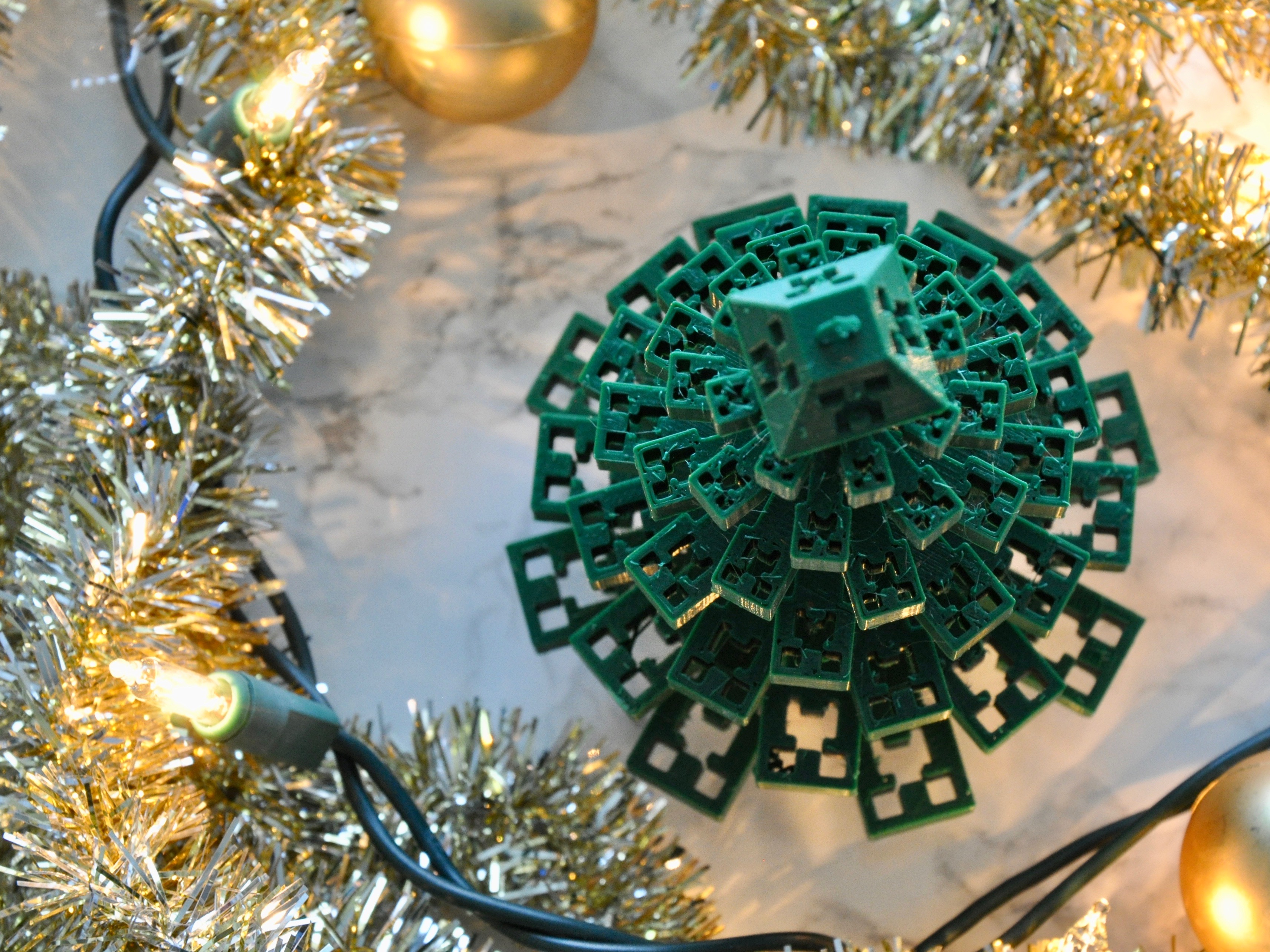 Miniatura 8 do modelo 3D Minecraft Creeper Christmas Tree