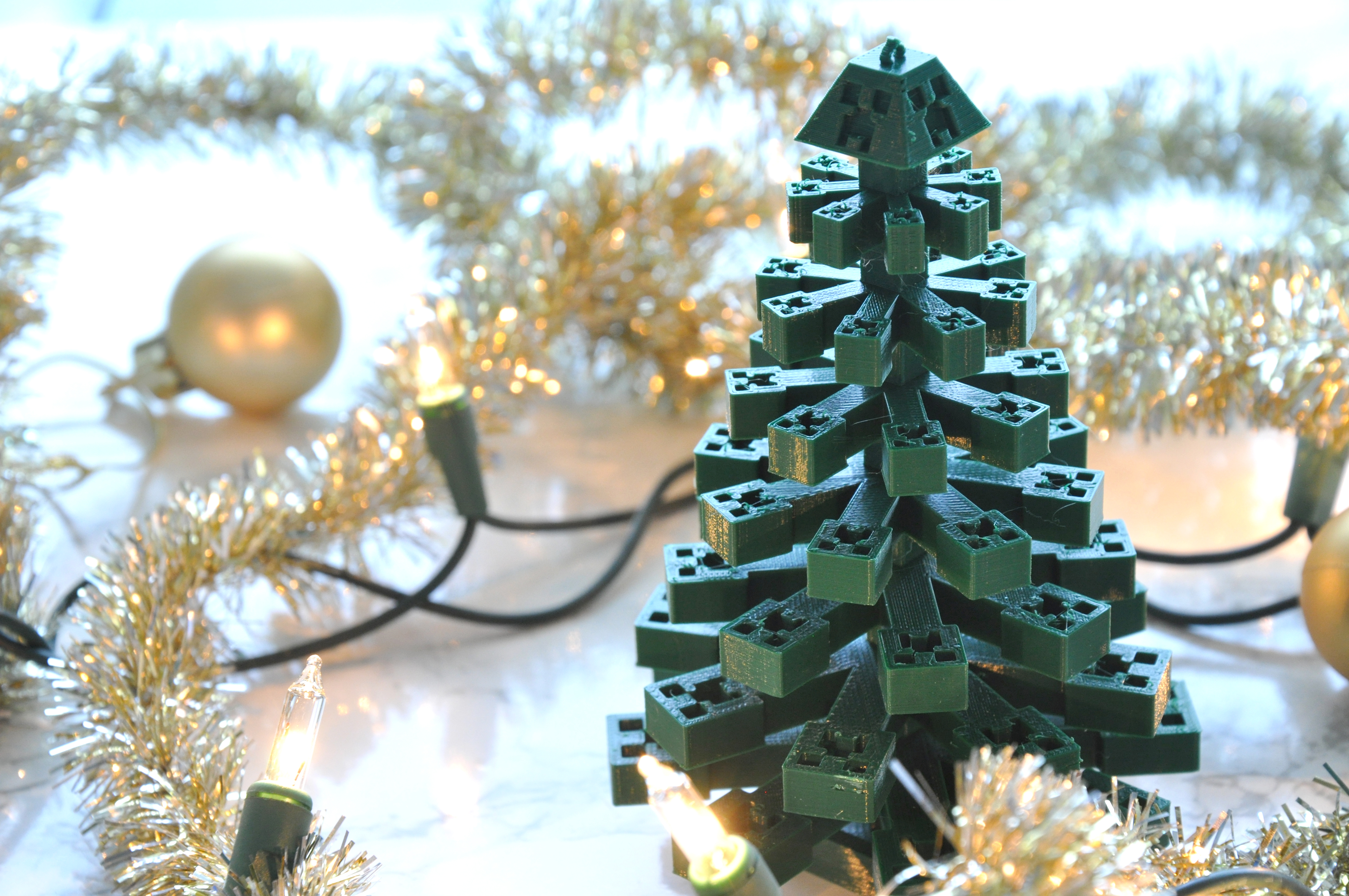 Minecraft Creeper Christmas Tree