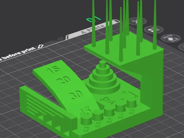 Complex FDM angle test print