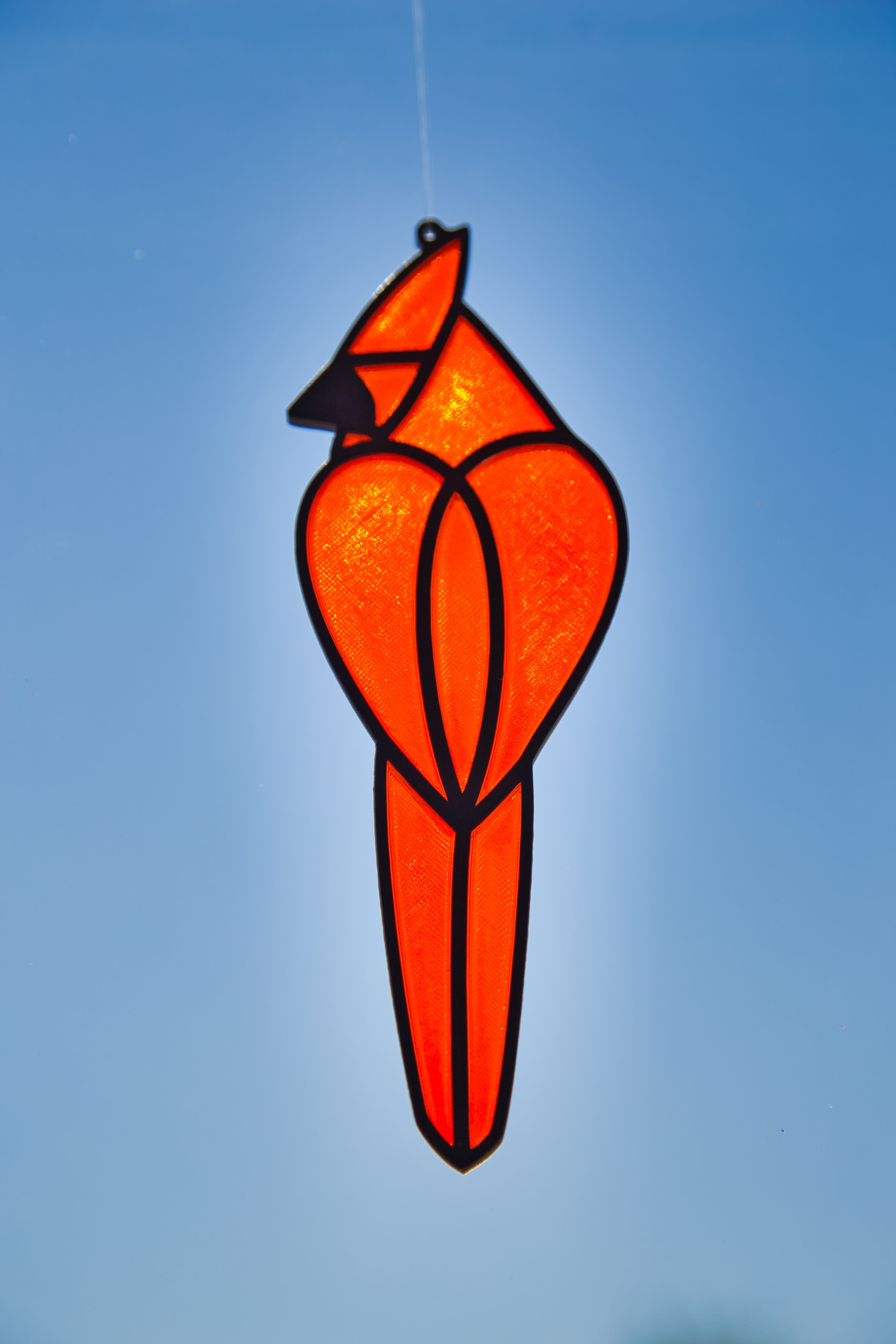 Cardinal - Stained Glass Suncatcher