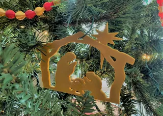 Dinosaurs and a Table Saw in a Manger