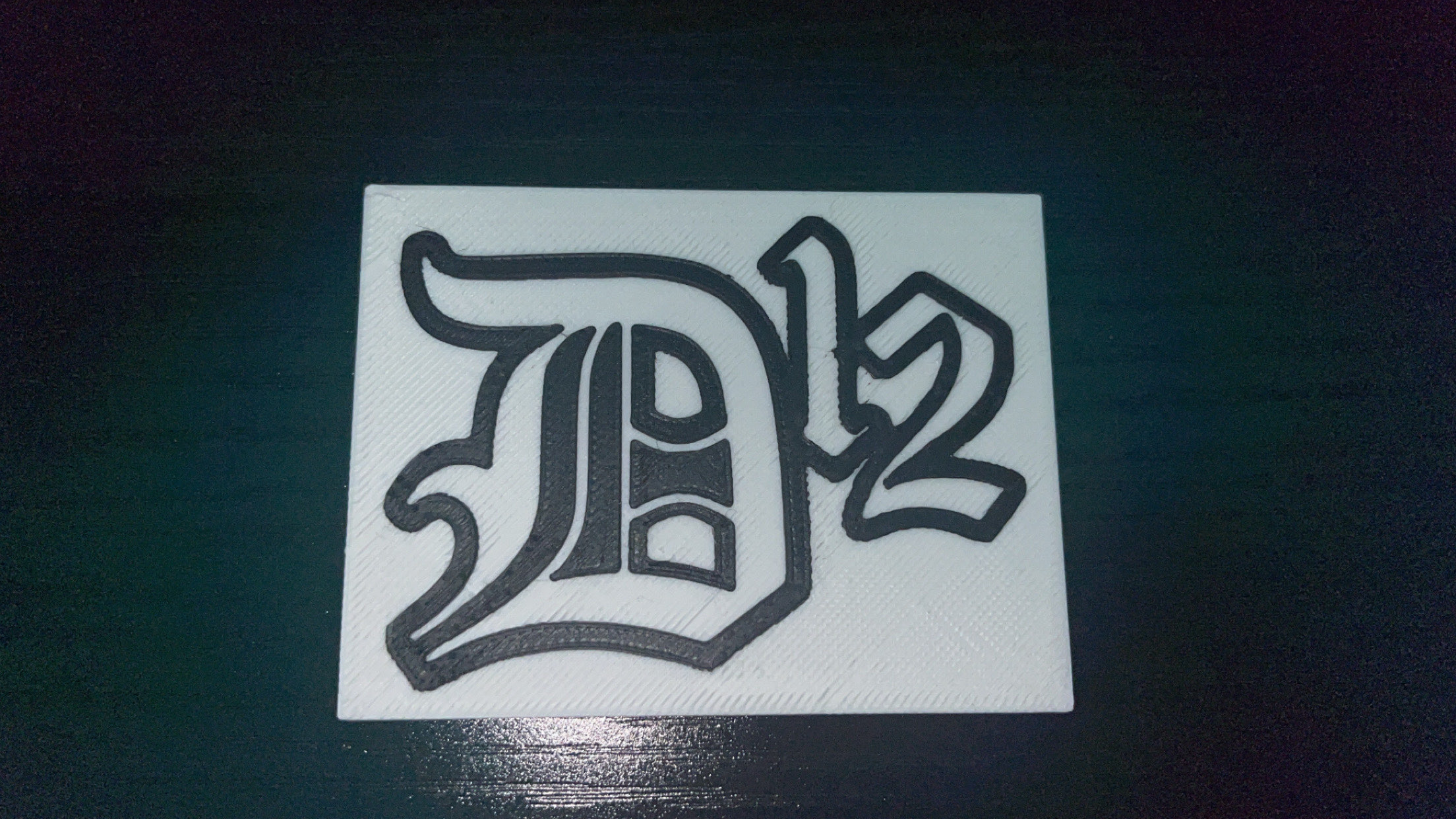 D12 Logo Plaque / Dirty Dozen Eminem
