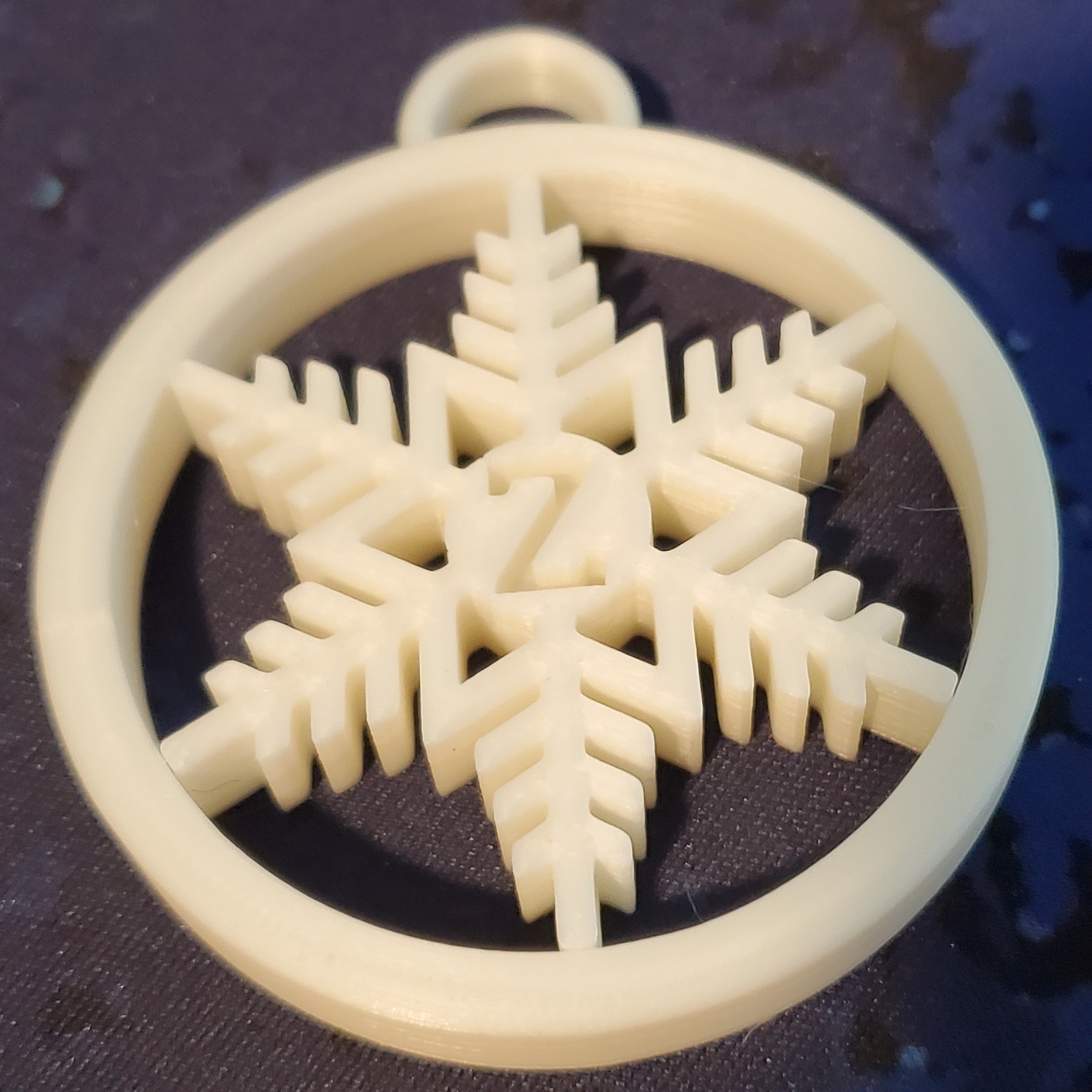 Snowflake Ornament With Initial (All Letters A-Z) By Tripod Tech ...