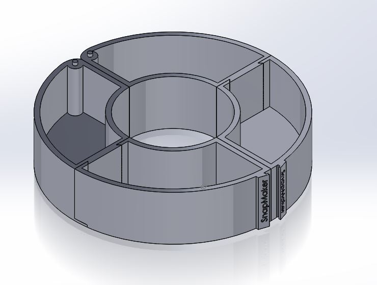 Snapmaker 0.5 kg Filament Container by Ian Hutchison | Download free ...