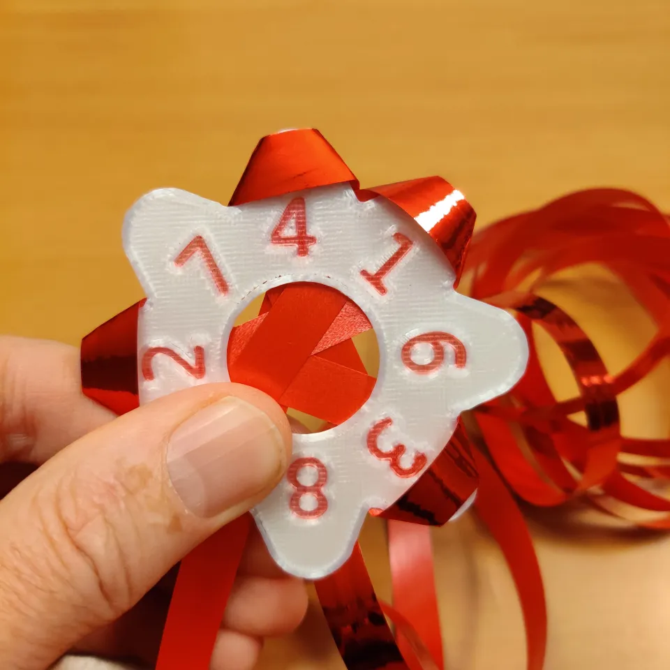Bow Maker 3D Printed Christmas Bow Helper 